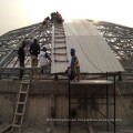 Marco espacial de gran amplio marco prefabricado Geodesic Dome Skylight Mosque Iglesia Techo Estructura de acero